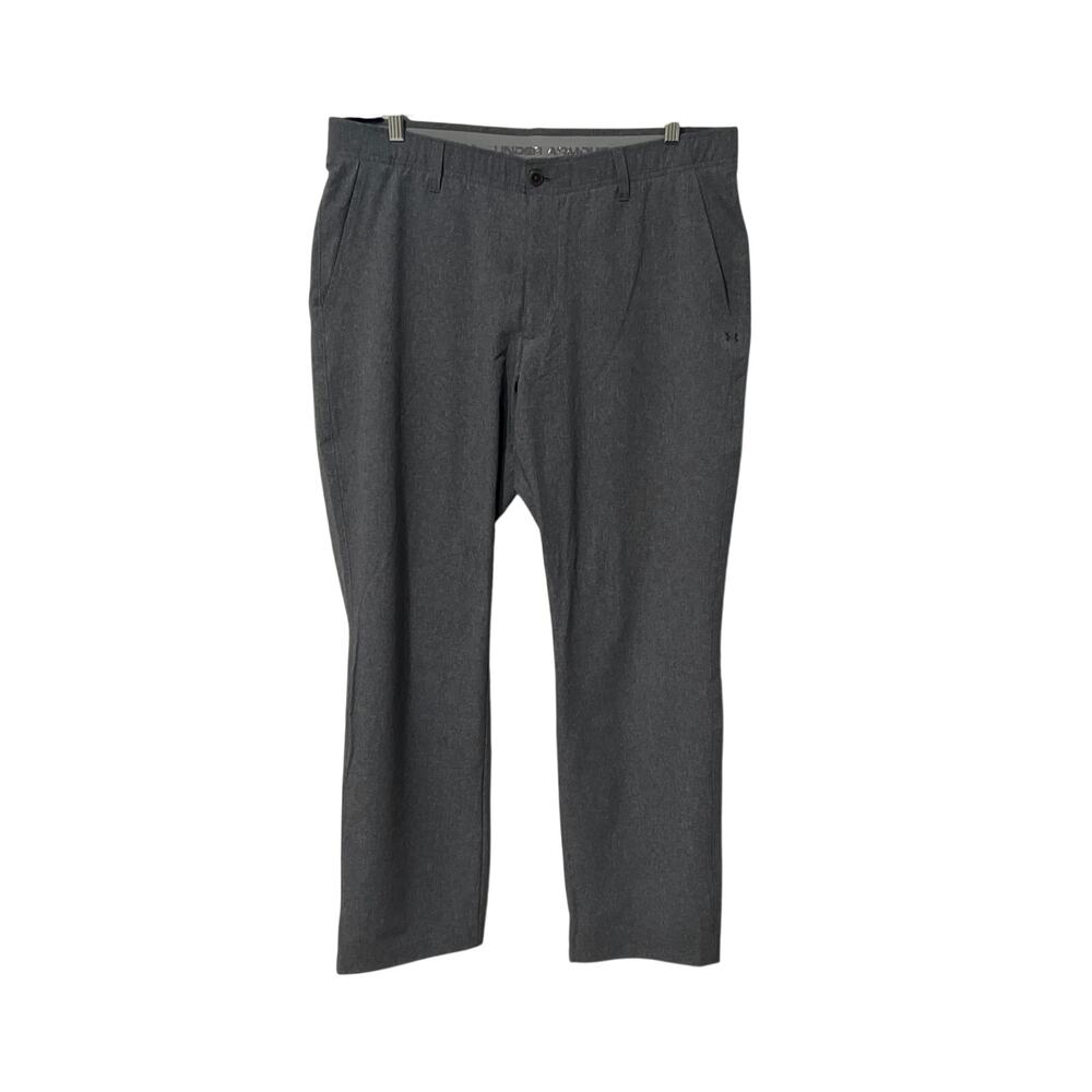 Under Armour Men's Gray Golf Pants Size 38x32 Performance Stretch NB43